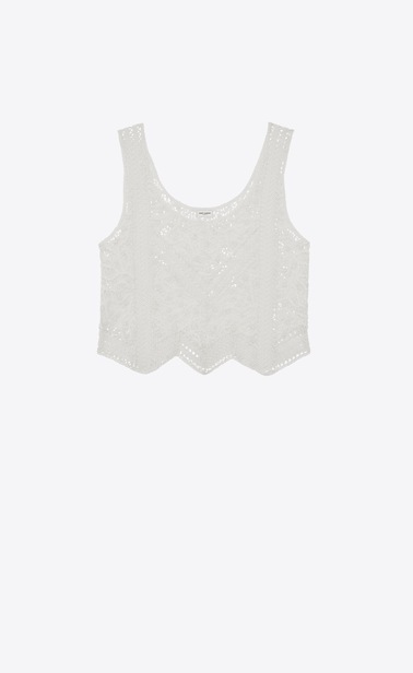 Crochet tank top